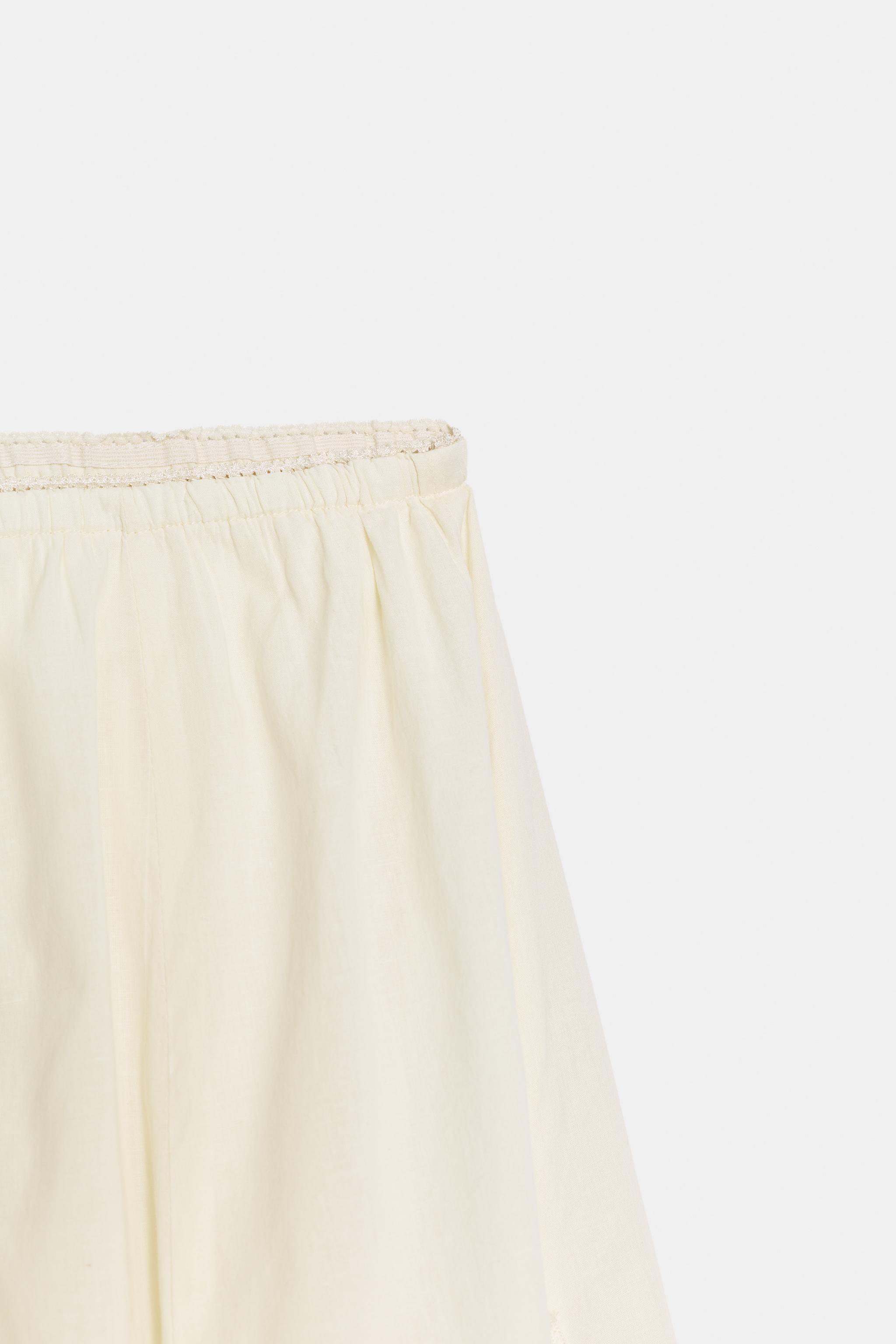 DOUBLE LAYER MIDI SKIRT